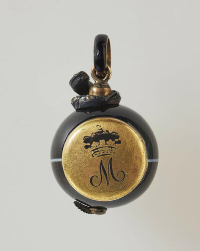 Locket containing hair of princess Mary, Duchess of Gloucester (1776-1857)