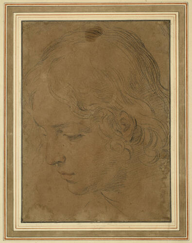 The head of an angel The head of an angel