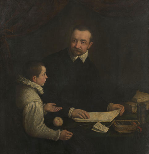 Portrait of a Boy with his Tutor