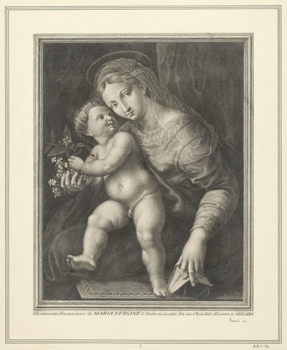 The Virgin and Child with Flowers The Virgin and Child with Flowers