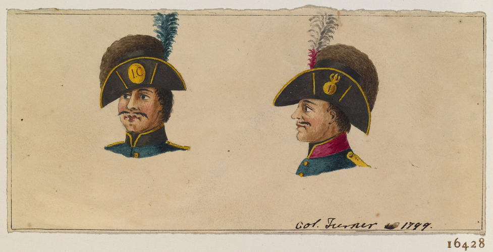 Two Headdresses, 1799 Two Headdresses, 1799