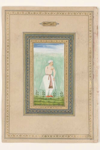 Master: Album of Mughal Portraits
Item: Portrait of Khan-i Azam Koka