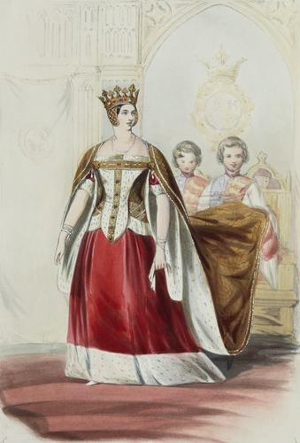 Souvenir of the Bal Costume, given by H. M. Queen Victoria at Buckingham Palace, May 12, 1842 / drawings from the original dresses by Coke Smyth ; letterpress by J. R. Planche