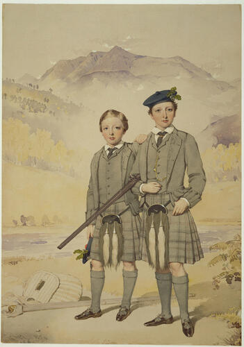 Prince Arthur and Prince Leopold
