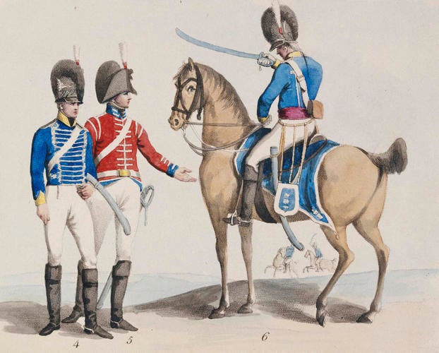 A View of the British Army on the Peace Establishment, 1803