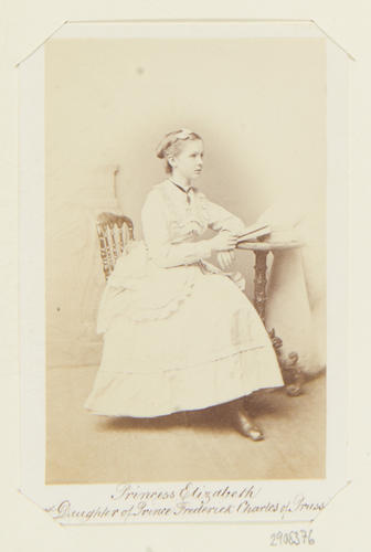 Princess Elisabeth (1857-95), second daughter of Prince Frederick Charles of Prussia