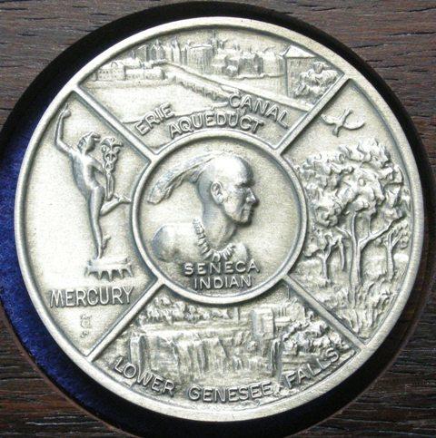 U. S. A. Medal commemorating the sesquicentenary of Monroe County, N. Y. , 1821-1971 U. S. A. Medal commemorating the sesquicentenary of Monroe County, N. Y. , 1821-1971