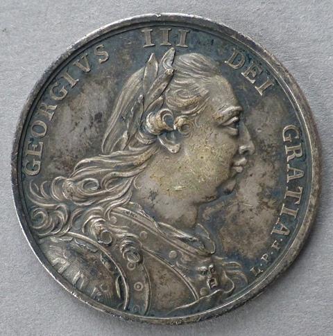 Medal commemorating an uncertain subect, possibly Peace with America Medal commemorating an uncertain subect, possibly Peace with America