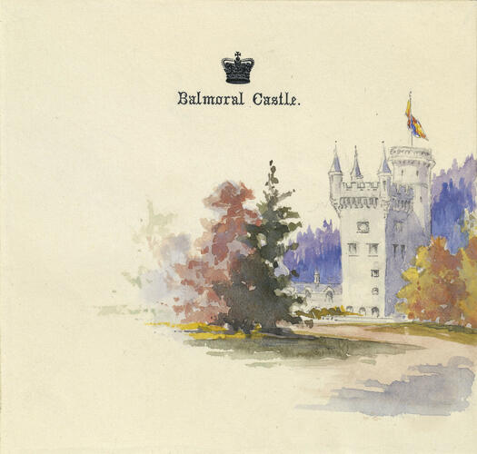 Balmoral: the tower of the new Castle