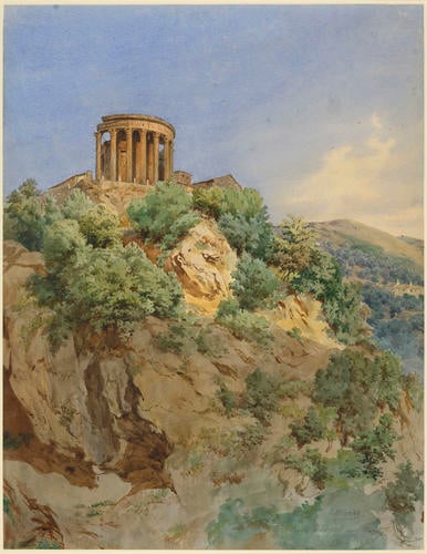 The Temple of Vesta at Tivoli The Temple of Vesta at Tivoli