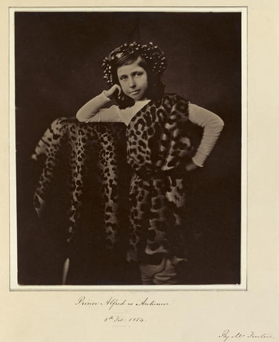 Prince Alfred as 'Autumn' Prince Alfred as 'Autumn'