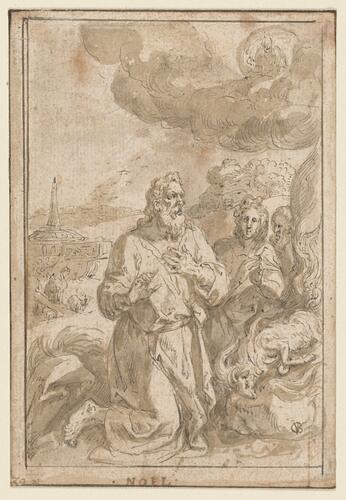 Noah's Sacrifice after the flood