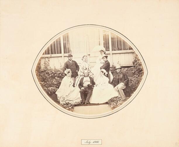 Group portrait with King Edward VII when Prince Albert Edward of Wales