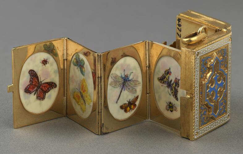 Automaton in the form of a book