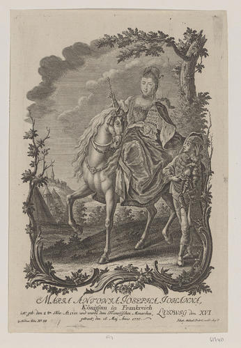 MARIA ANTONIA JOSEPHA JOHANNA Koniginn in Frankreich