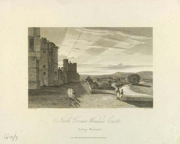 North Terrace Windsor Castle looking Westward