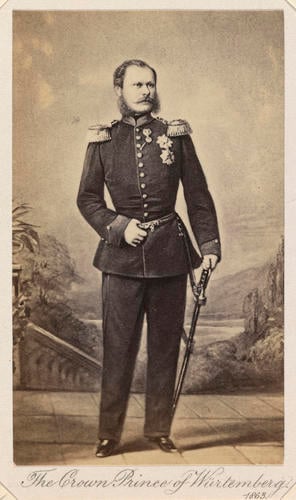 Karl I, King of Wurttemberg (1823-1891), when Crown Prince Karl of Wurttemberg