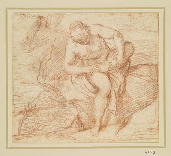 A composition study for La Tintura della Rosa A composition study for La Tintura della Rosa