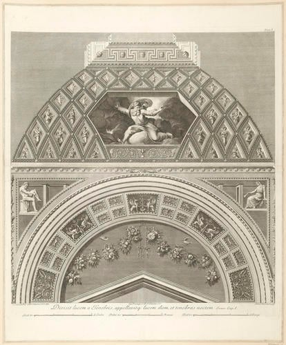 Master: Logge di Rafaele nel Vaticano
Item: An elevation of a quarter of the vault of the first bay of the Raphael Loggia