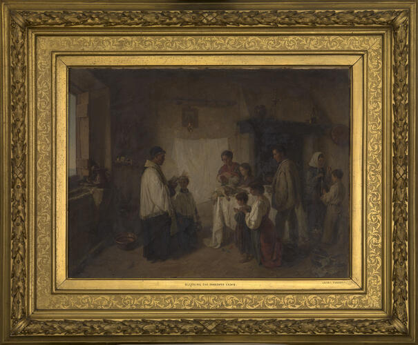 Frame for RCIN 406494, Zuccoli, Blessing the Passover Lamb