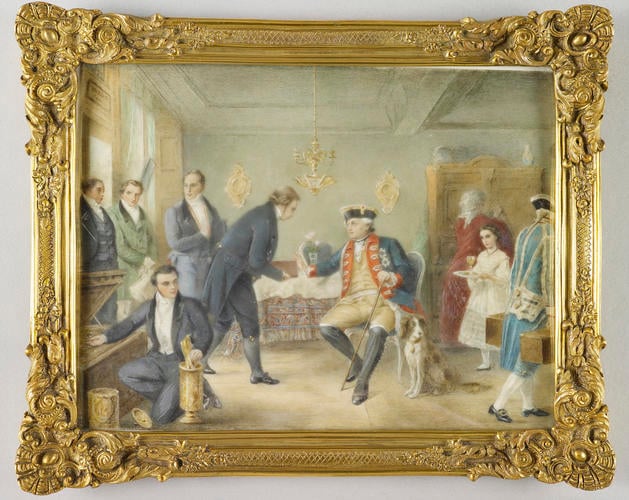 The visit of the Elector of Hesse to Amschel Mayer de Rothschild (1773-1855)