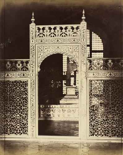 Screen in interior of Taj: Prince of Wales Tour of India 1875-6 (vol. 4) Screen in interior of Taj: Prince of Wales Tour of India 1875-6 (vol. 4)