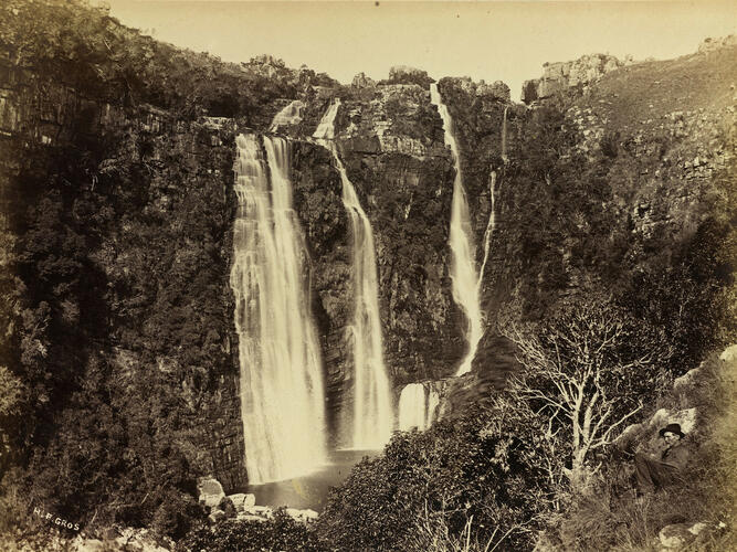 Mac Mac Falls in the eastern part of the Transvaal Colony