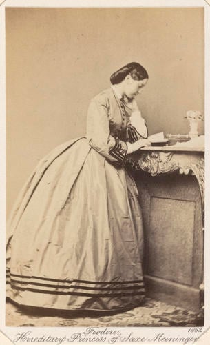 Feodora, Duchess of Saxe-Meiningen (1839-72), when Princess Feodora of Saxe-Meiningen