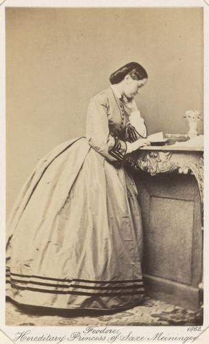 Feodora, Duchess of Saxe-Meiningen (1839-72), when Princess Feodora of Saxe-Meiningen Feodora, Duchess of Saxe-Meiningen (1839-72), when Princess Feodora of Saxe-Meiningen