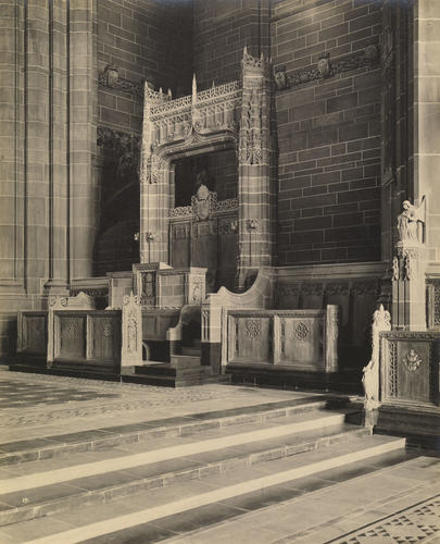 Bishop's throne, Liverpool Cathedral