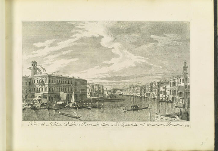 Master: Venetian views after Canaletto
Item: Hinc ab Aedibus Publicis Rivoalti, illinc a SS. Apostolis ad Grimanam Domus