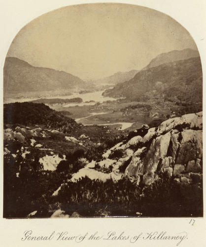 'General view of the Lakes of Killarney'