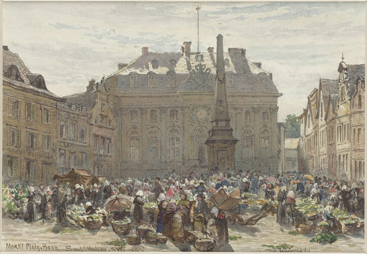 Bonn: The market-place and university