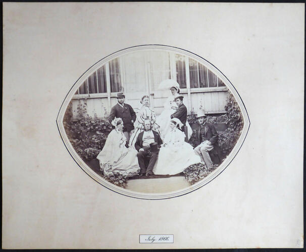 Group portrait with King Edward VII when Prince Albert Edward of Wales