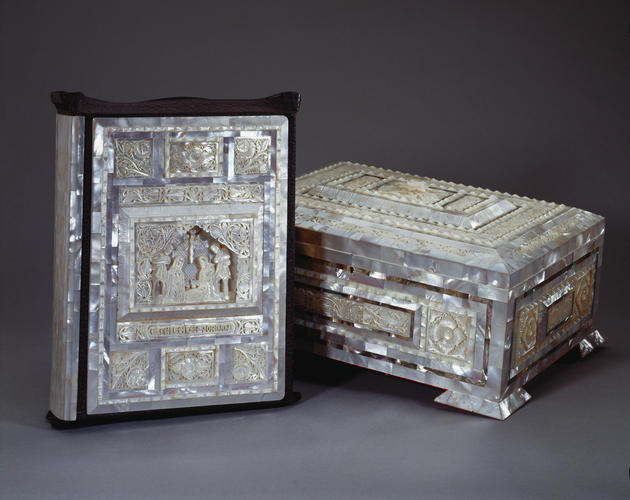 Casket and Bible