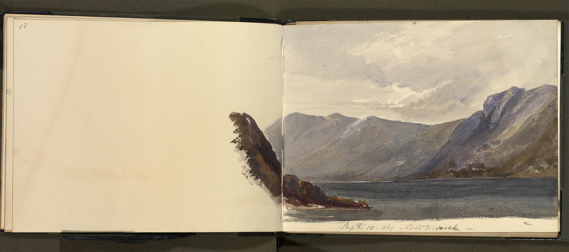 Master: Princess Helena's Sketch Book, 1868 - 1869
Item: Loch Muick