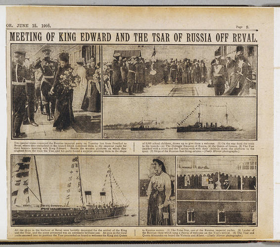 Meeting of King Edward and the Tsar of Russia off Reval Meeting of King Edward and the Tsar of Russia off Reval