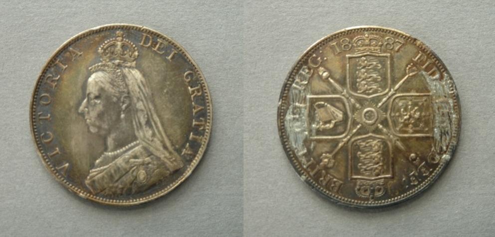 Victoria 'Jubilee head' double florin Victoria 'Jubilee head' double florin