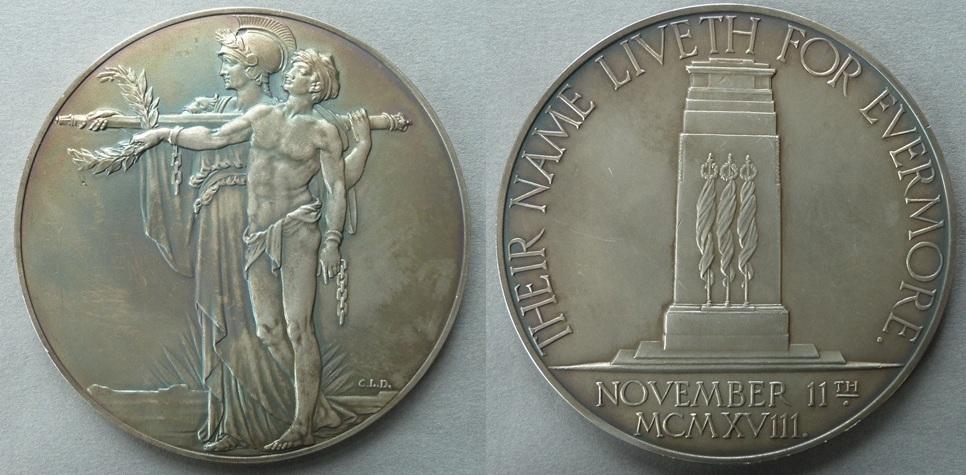 Armistice Day Memorial medal