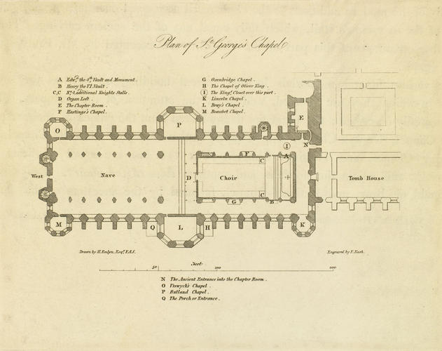 Plan of St George's Chapel Plan of St George's Chapel