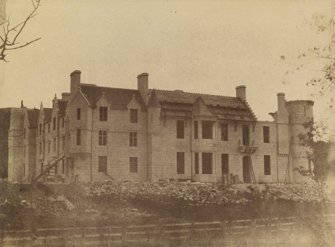 New House. Balmoral Spring 1854