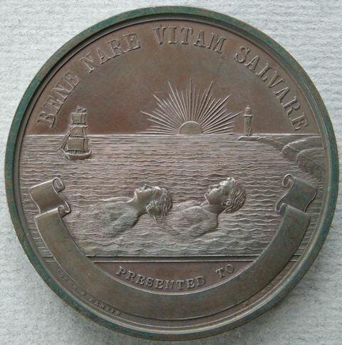 Australia. Royal Humane Society of Australia bonze medal for proficiency in swimming with reference to saving life (unissued) Australia. Royal Humane Society of Australia bonze medal for proficiency in swimming with reference to saving life (unissued)