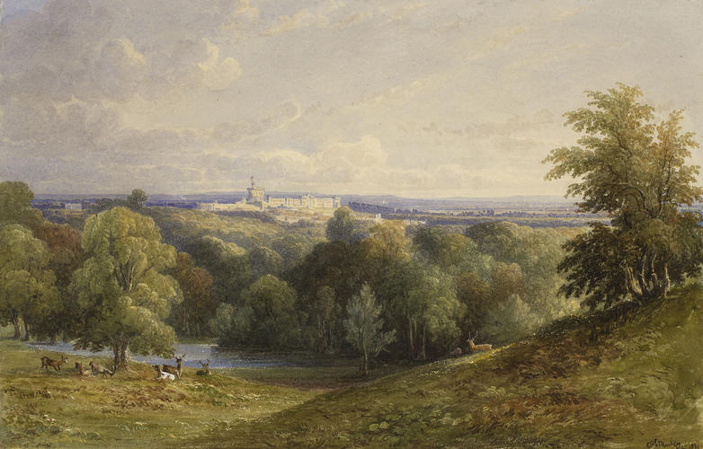 Windsor Castle from Cranbourne Lodge Windsor Castle from Cranbourne Lodge