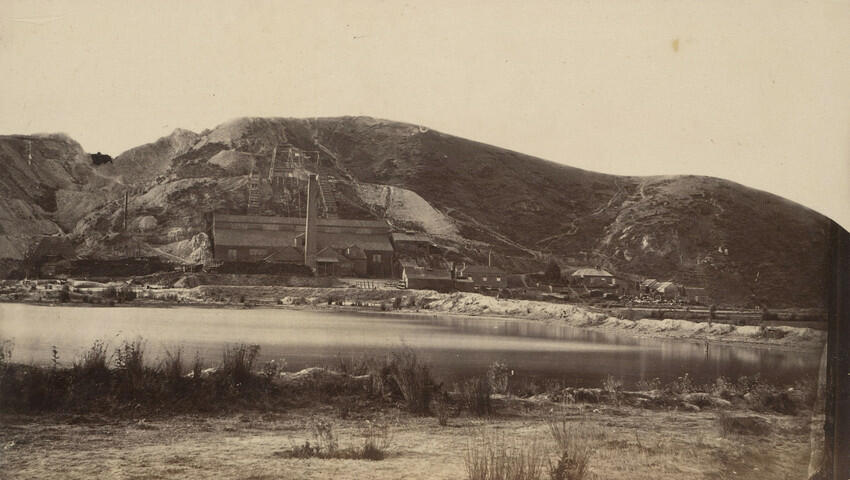 The Cruise of HMS Bacchante 1879-1881: Black Hill, Gold Mining Compound, Ballarat