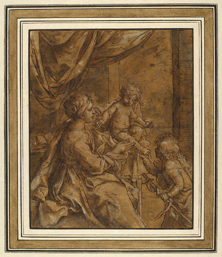 The Virgin and Child with the infant Baptist