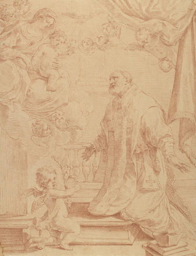 The Virgin appears to St Filippo Neri The Virgin appears to St Filippo Neri