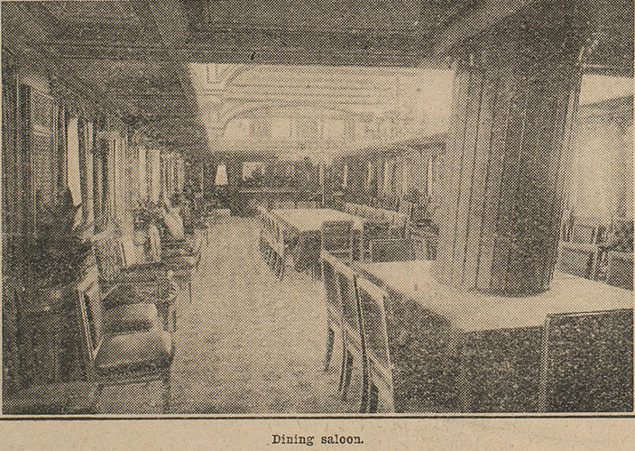 Dining Saloon, Royal yacht Standart Dining Saloon, Royal yacht Standart