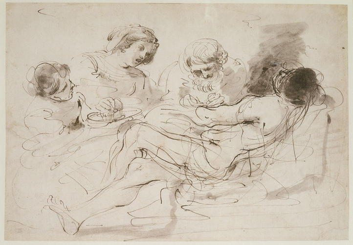 St Sebastian succoured