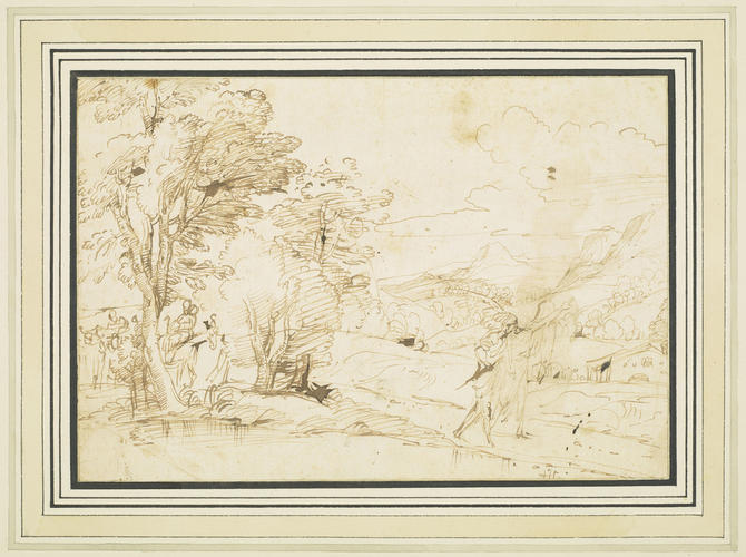 A landscape with Tobias and the Angel