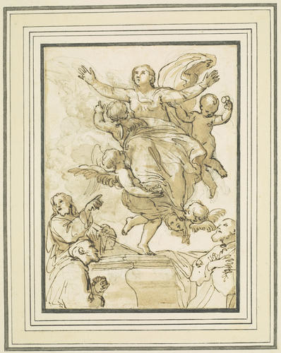 The Assumption, with St Philip Neri and St Francis The Assumption, with St Philip Neri and St Francis